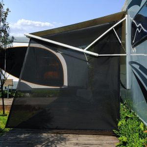 SHADEPLUS RV Awning Shade Screen Mesh Black-0