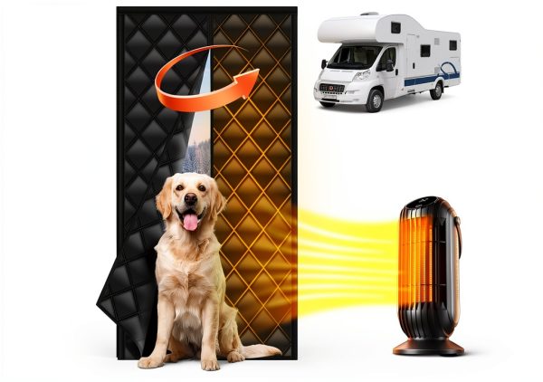ESUDNT RV Insulated Door Cover for RVs-0