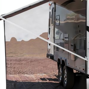 RV Awning Shade Tentproinc Mesh UV Block Gray-0
