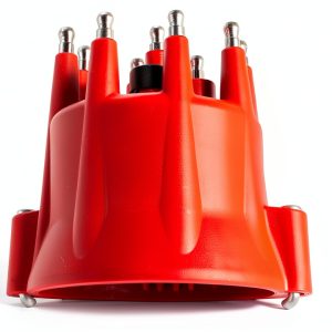 MSD Ignition Distributor Cap Red Modern-0