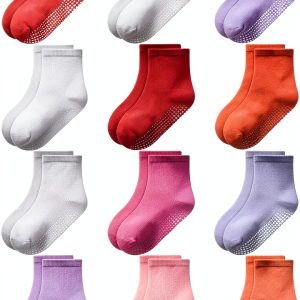 Toddler Non Slip Socks BrandX Baby Boys 16 Pair Mixed Colors Size 1-3T-0