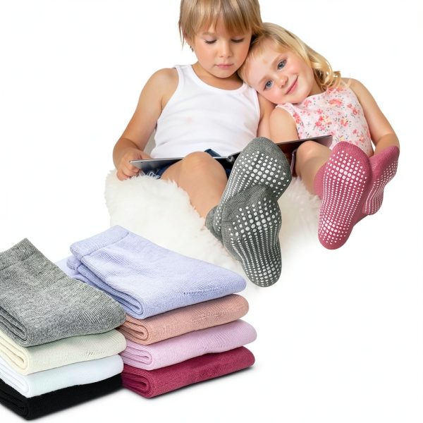 Toddler Non Slip Socks BrandX Baby Boys 16 Pair Mixed Colors Size 1-3T-4