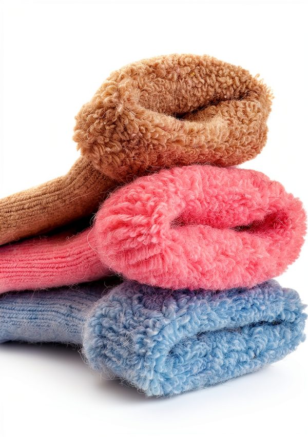 Baby Toddler Thick Wool Socks - Super Warm Soft Winter Solid Color Casual Crew Socks For Baby Girls Boys(Pack of 3)-1